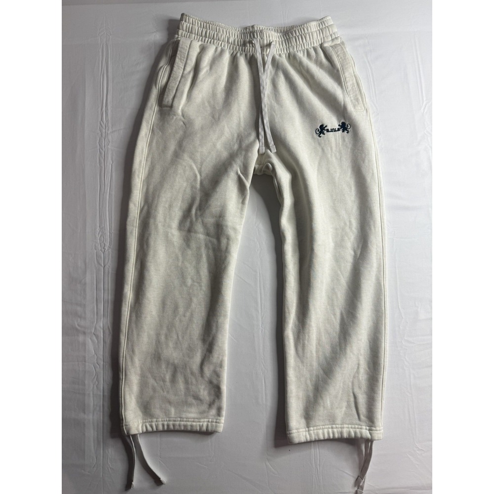 Nike LeBron James Open Hem Cream Ivory Pants Sweatpants Men's Size M Athletic